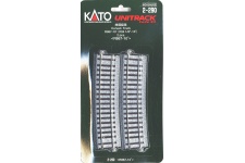 Kato 2-290 HO Gauge Unitrack (R867-10) Curved Track 10 Degree (Pack of 2)