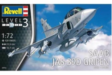 Revell 03956 Saab JAS-39D Gripen Twin Seater 1:72 Scale Model Aircraft Kit