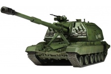 Zvezda 3630 Russian 125 mm Self-propelled Howitzer MSTA-S Front Left