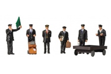 BACHMANN 36-404 STATION STAFF 1940/50S (6) FIGURE SET