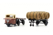 Dapol C033 Scammell Scarab With Trailer And Barrel Load