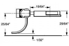 KADEE KDE28 20 SERIES COUPLER MEDIUM (9/32'') CENTRESET SHANK (2PR) 