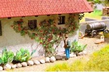 model railway scenery Noch 14118 OO gauge roses