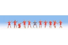 Noch N15967 OO Gauge Figures - Belgium Football Team - 11 Figure Set