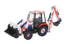 Oxford Diecast 763CX002 JCB 3CX Eco Backhoe Loader Union Flag