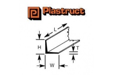 Plastruct 90507 (AFS-10P) Angle 7.9mm x 600mm