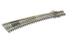 Peco Streamline SL-387 Curved Double Radius Left Hand Turnout