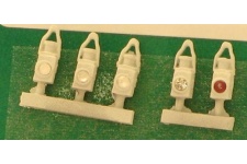 Springside DA19/5 BR Head & Tail Lamps - White (Pack of 5)