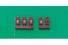 Springside DA2 GWR Head & Tail Lamps - Red ( Pack of 5)