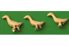 Springside A4 Unpainted Whitemetal Geese (Flock of 5)