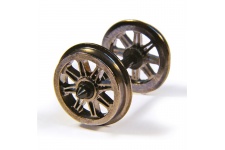 Bachmann 36-028 Metal Split Spoked Wagon Wheels 10