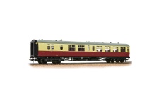 bachmann-branchline-34-727-sr-bulleid-brake-third-semi-open-15-vents-br-crimson-and-cream-s4005-oo-gauge
