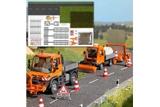 Busch 1166 Road Maintenance Scene Accessories