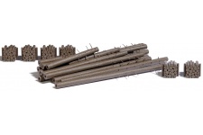 Busch 1379 Lumber Yard HO / OO Scale Plastic Kit