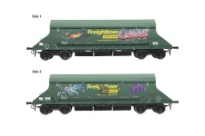 dapol-7f-026-001g-o-gauge-hia-freightliner-green-heavy-haul-limestone-hopper-graffiti-369008