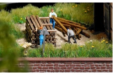 golden-valley-busch-1129-real-wood-building-timbers-ho-gauge