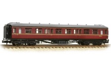 Graham Farish 374-537 Hawksworth 2nd Class Corridor Coach BR Maroon
