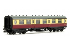 Graham Farish 376-226 LNER Thompson Composite Corridor BR Crimson & Cream No. E1248E Front Left