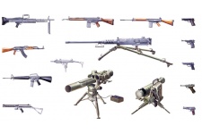 Italeri 6421 Modern Light Weapon Set