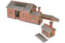 N scale metcalfe pn912 card kit contructs 1:148 scale country goods shed