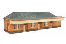 Oxford Structures OS76R001 D GWR Station Building Pre-Built