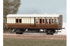 Parkside Models PC613 GWR 4 Wheel Brake 3rd Coach Kit