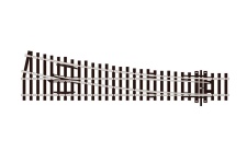 Peco SL-E95 OO Gauge Code 100 Streamline Curved Medium Radius Right Hand Point Electrofrog