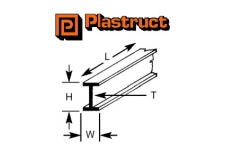 Plastruct 90021 (B-2P) Beam 1.6mm x 250mm