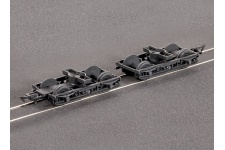 Ratio 107 Midland Railways 10ft Coach Bogies and Wheels Kit