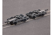 Ratio 108 LMS ex LNWR 8ft Coach Bogies Kit (Pack of 2)