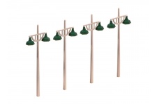 Ratio 454 SR Concrete Lamps OO Gauge Plastic Kit