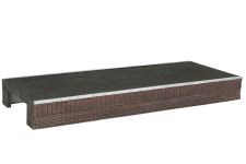 achmann Scenecraft 44-0161 Narrow Straight Platforms (x2)