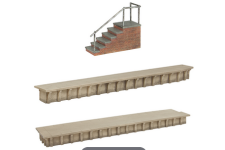 Bachmann Scenecraft 44-0127 Wigmore Halt Concrete Platform