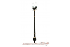 Woodland Scenics JP5640 Double Lamp Post Street Lights