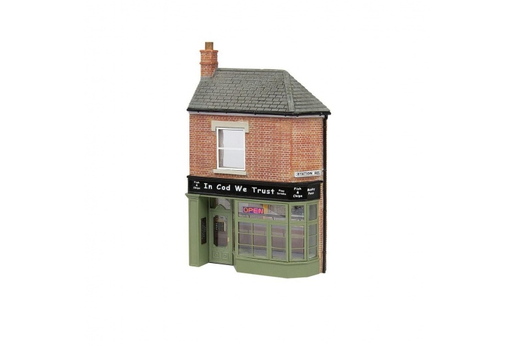 Bachmann 44-291 Scenecraft "In Cod We Trust" Fish & Chip Shop