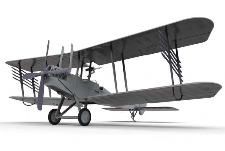 Airfix A02101 Royal Aircraft Factory BE2c - Night Fighter 1:72 Scale Model Aircraft Kit assembled 2