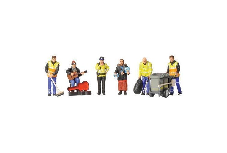 Bachmann 36-411 Modern Street Scene 6 Figure Set