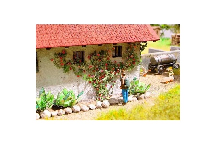 model railway scenery Noch 14118 OO gauge roses