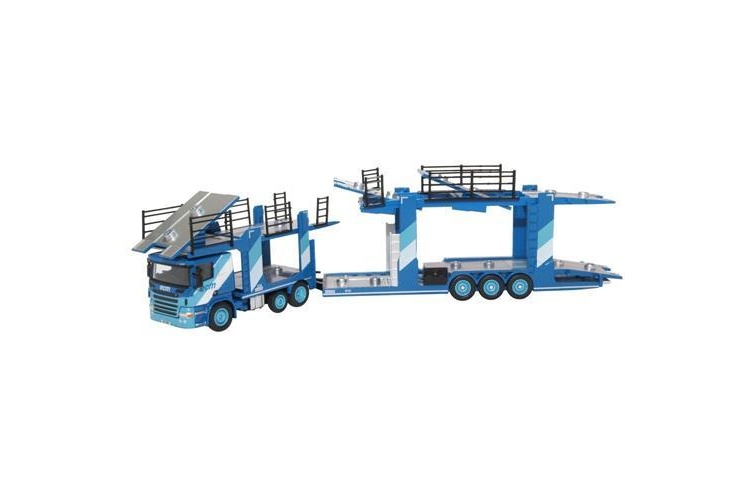 Oxford Diecast 76SCT006 Scania P Car Transporter ECM