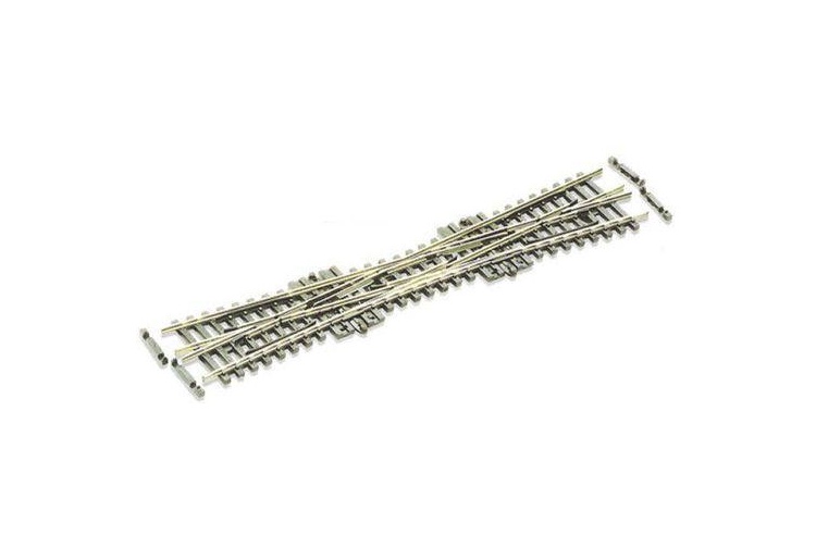 Peco SL-380F Streamline N Gauge Code 55 Single Slip Insulfrog