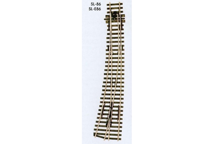 Peco SL-86 Streamline Code 100 Right Hand Curved Turnout Insulfrog
