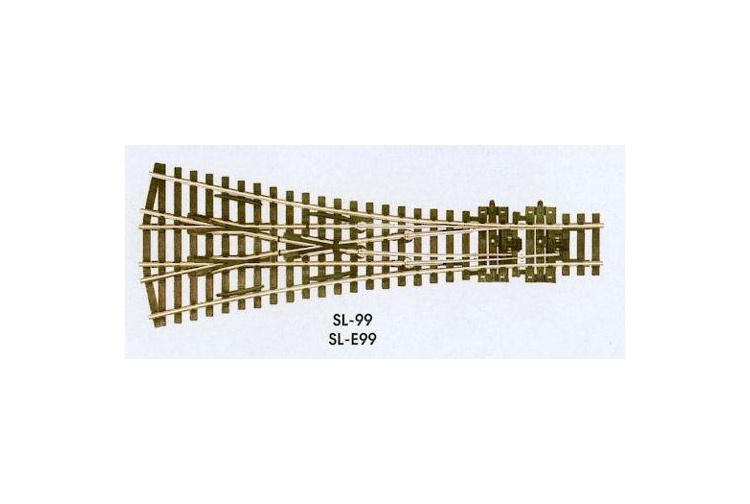 Peco SL-99 OO Gauge Streamline Code 100 Three Way Medium Turnout Insulfrog
