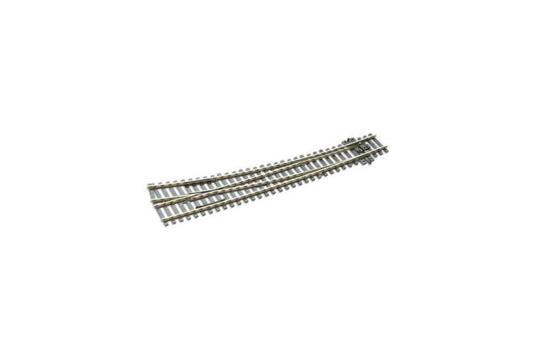 Peco SL-E86 OO Gauge Code 100 Streamline Curved Double Radius Right Hand Point Electrofrog