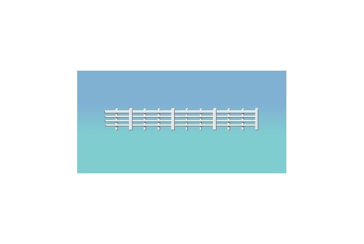 Ratio 424 White Lineside Fencing OO Gauge