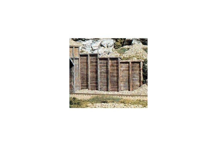 Woodland Scenics C1260 Timber Retaining Walls