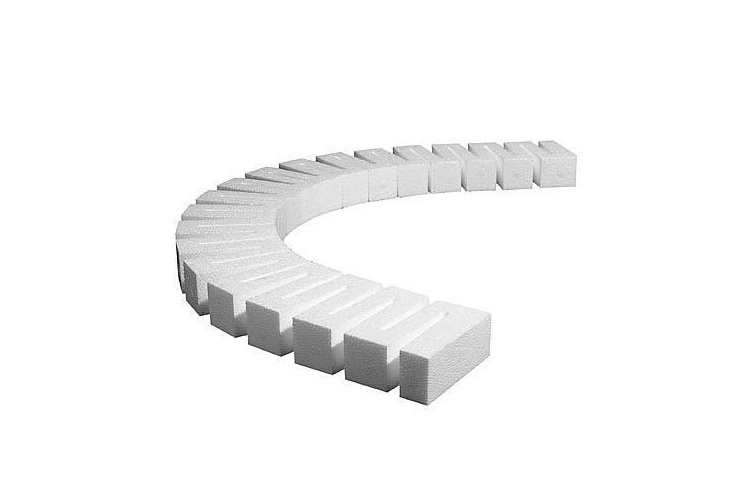 Woodland Scenics WST1406 0.5 Inch Riser 2 Feet Long (4)