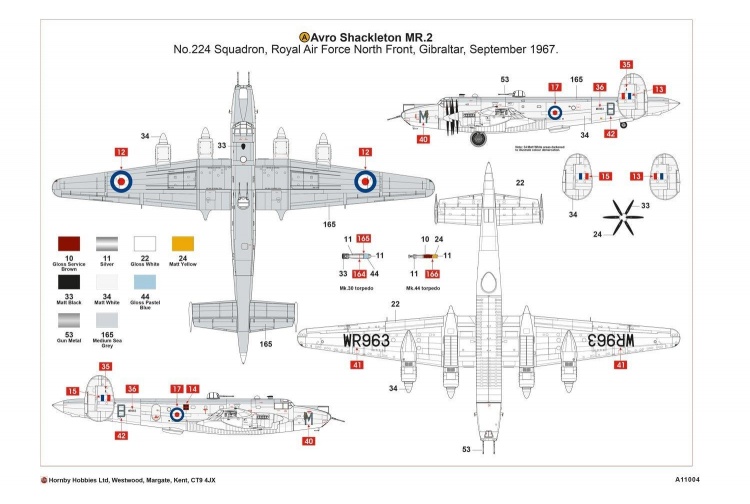 Airfix A11004 Avro Shackleton MR2 detail 5