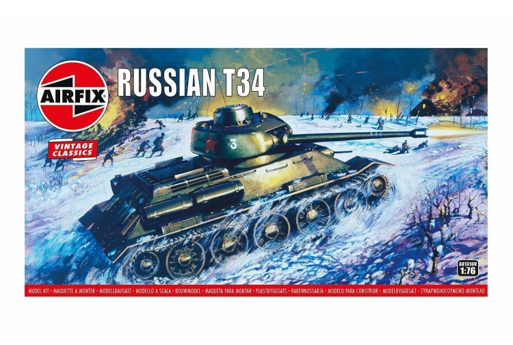 Airfix Vintage Classics A01316V Russian T34 Medium Tank