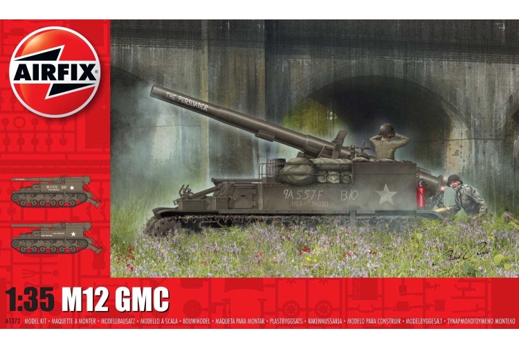 Airfix M12 GMC Self Propelled Gun 1:35 Scale Model Kit