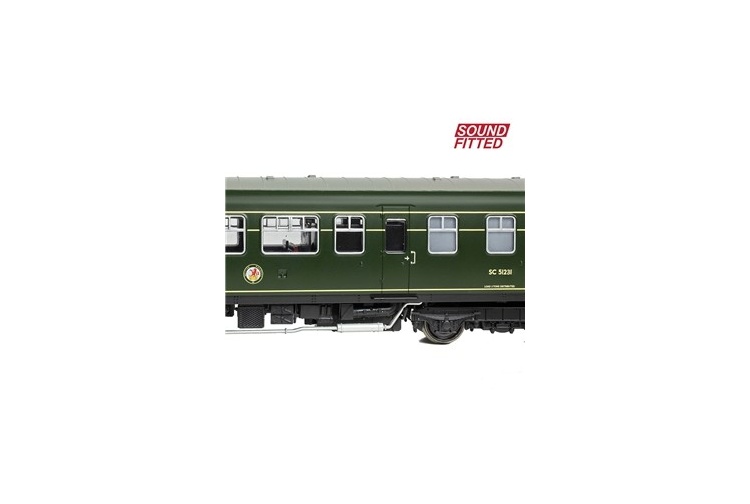 Bachmann 32-285ASF Class 101 DMU BR GREEN (SPEED WHISKERS) 